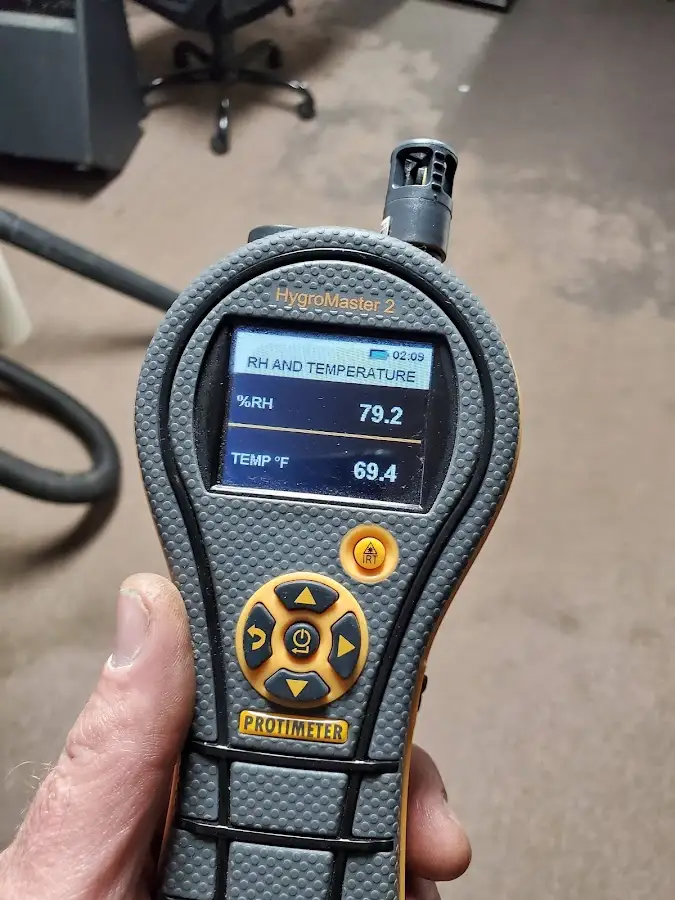 Moisture meter humidity assessment for Mold Remediation & Removal in Hinesville